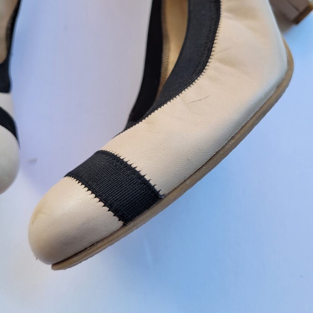 Stuart Weitzman Easily Elastic-Trim Leather Pump,… - image 4